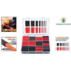 200 PCS Heat Shrink Tubing Kit - 3:1 Ratio for Durable Electrical Connections