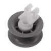 Bosch 00611666 Genuine OEM Dishrack Roller (Gray) for Bosch Dishwashers