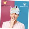 Baluue Plush Unicorn Eye Mask for Breathable Lightproof Sleeping Eye