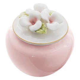 Mini Urn Urn Compact Small Memorial Urn for Hand Cremation Buddhist Tools Mini Size Urn Pet Bone Friendly Natural Material Cap (Pink 1)