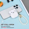 DiyGody for AirPods 4th Generation Case with Pretty Pearl Wrist