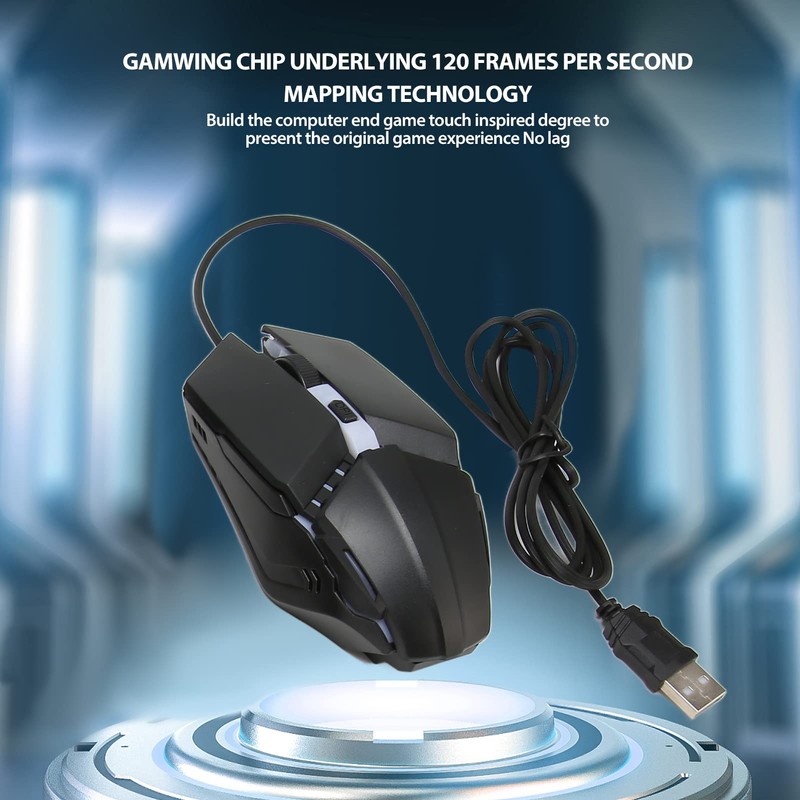 Half Hand Gaming Keyboard and Mouse Combo, 4 in 1