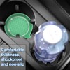 XINLIYA 4PCS Bling Car Cup Holder Coaster, Universal Crystal Rhinestone