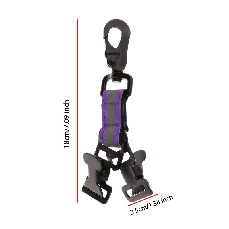 Amagogo Heavy-Duty Firefighter Glove Holder for Welding Gloves, Purple