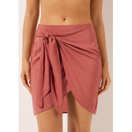CALZEDONIA Woman's Short Sarong Skirt in Rose, Size M