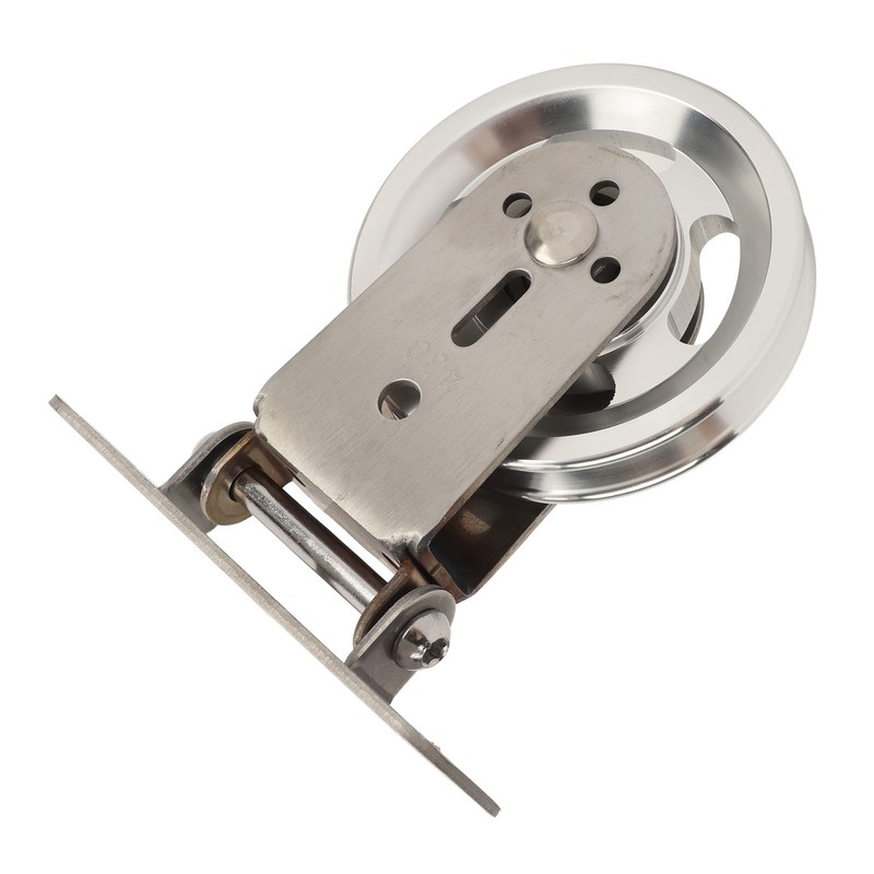 Pulley Wheel Bidirectional Rust Proof Silent Rotation Traction Wheel for