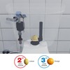 Fluidmaster 523A-009-T4 Super 2 in, or 3 in. Toilet Flapper,