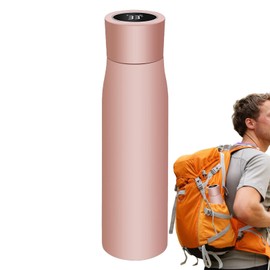 Smart Water Bottle - Temperature Display LED Thermal Bottle with Intelligent Alarm Clock,Lightweight Vacuum Insulated Water Bottle for Travel Camping