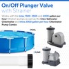 12355 Large Inlet Air Nozzle & Pool Plunger Valve with