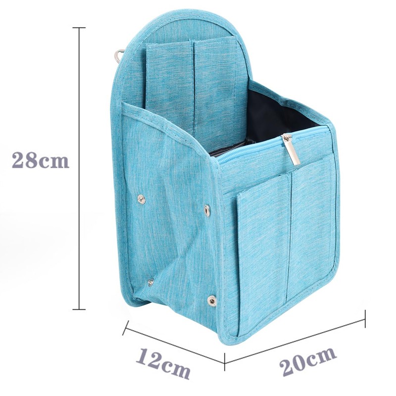 ZONADAH Bag Organiser 20x28x12cm Backpack Organizer Insert Liner Nylon Bag