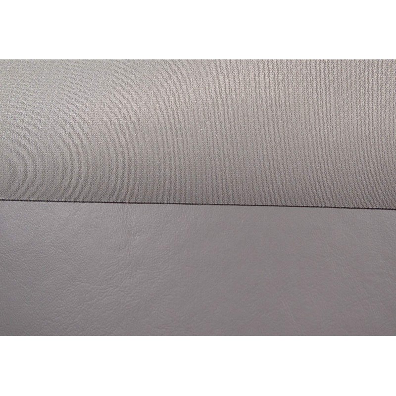Marine Vinyl Upholstery Fabric Medium Gray Sample 3" x 3"