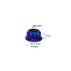 RISON Titanium Nut M8 x 1.25 mm Bi-Hex Sprocket Nut