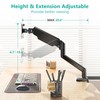 WALI Single Monitor Mount, Gas Spring Monitor Arm for 17-34