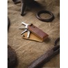 Crazy Horse Craft, Minimalist Wallet and Key Ring in Package,
