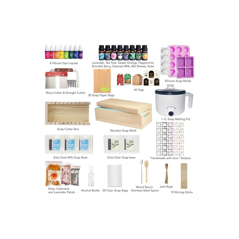 Soap Making Kit for Adults and Kids - Soap Making