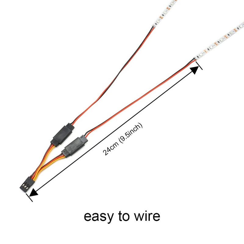 elechawk LED Light Strip for RC Fixed Wing Airplane Flying