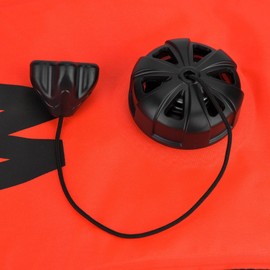 Surface Marking Buoy, 5 ft SMB Inflatable Diving Signal Tube with High Visibility Underwater Float for Diving Safety with Reflective Tape and Diving Flag for Safety Traffic (Rot)