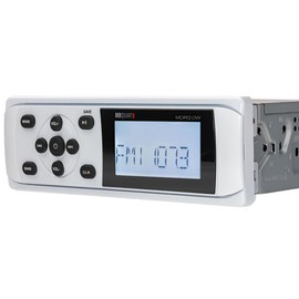 MB QUART MDR2.0W Marine Boat AM/FM Receiver w/Bluetooth/USB/RCA in White