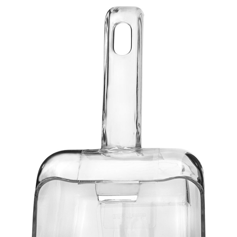 32 oz. Clear Plastic Utility & Ice Scoop, Each