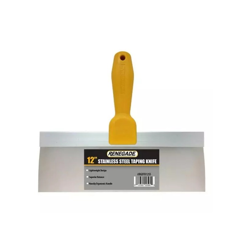 Renegade Tools+ Advance Drywall Taping and Finishing Knife Set: 6,10,12"