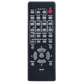 PERFASCIN Replacement Remote Control Fit for Hitachi LCD Projector LP-WU3500 LP-WX3500 LP-TW4001 LP-TW3001 LP-AW4001 LP-AW3001 LP-AX3001 LP-EU5002 LP-EX5002 LP-EW5002 CP-WU5500 R025H HL03037