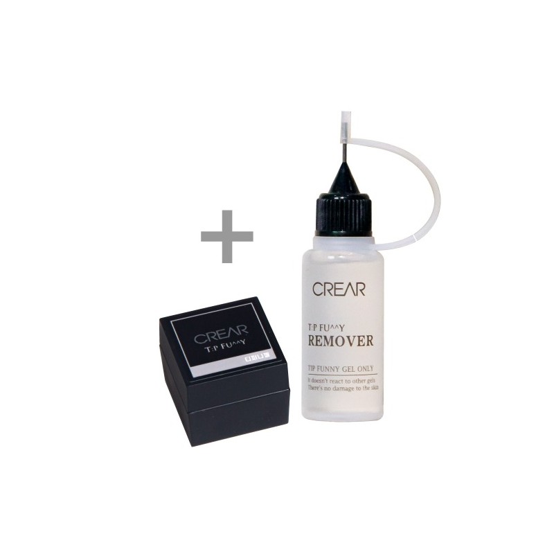 Buzel Viewgel Crea Tiffany Gel + Tip Remover Set Gel