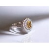 Silver Grace Jewelry Sunlight Ring Oval Cut Citrine Ring -