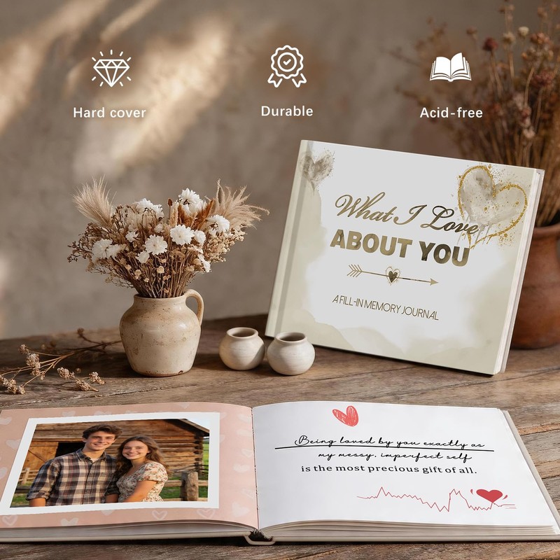 Artmag What I Love About You Journal, A Fill-in Memory