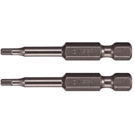 VEGA 3/16" HEX Tamper Proof 2 Inch Security Bits. Professional Grade ¼ Inch Hex Shank, HEX 3/16" Security Bits. 150HT1264A-2 (Pack of 2)