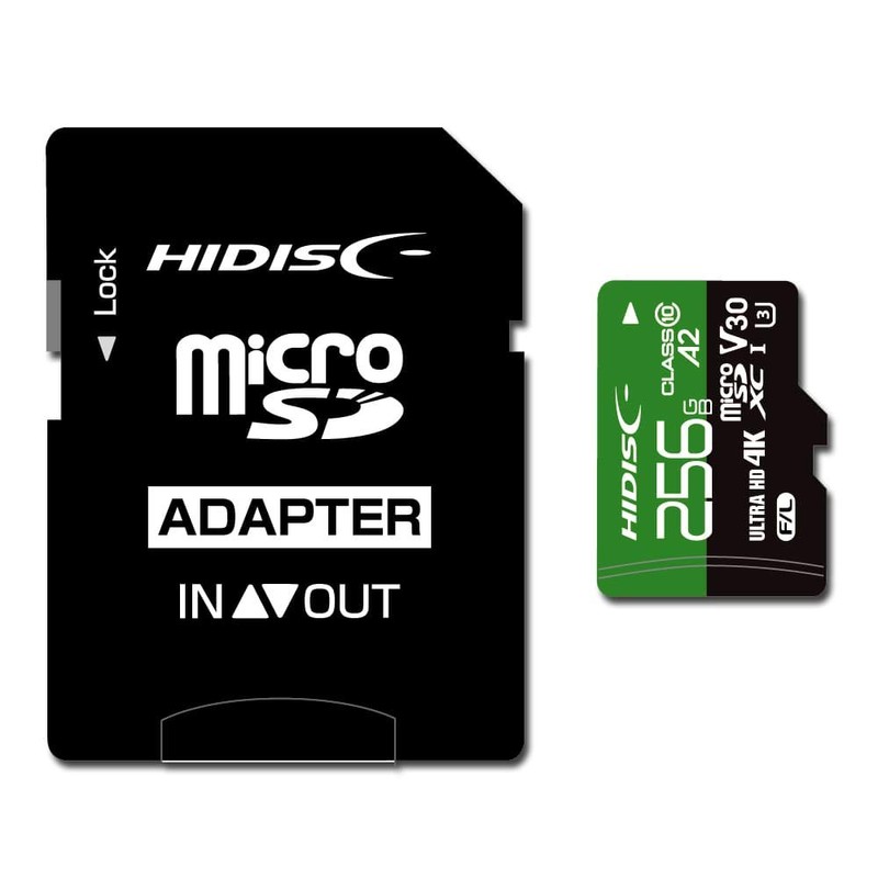 HIDISC Ultra High Speed R170 Series Micro SDXC Card 256GB