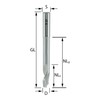 ENT Helical Aluminium and PVC Cutter HS-E Shank (C) 8