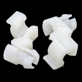 Rexka 10pcs Right Door Lock Rod Clip 5mm Rod Size Compatible with 69293-12030 Toyota Lexus