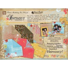 Prima 860110 12 by 12-Inch Cardstock Harmony Kit