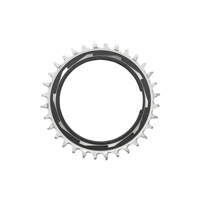 SRAM XX SL Eagle Transmission Thread Mount Powemeter Chainring Black/Silver,