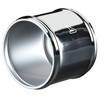 76mm (3 Inch) Tube Connector,Aluminium Alloy Hose Connector Aluminium Alloy