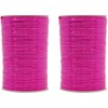 Pack of 2 Pearlized Raffia Ribbon Rolls 200 Yards for