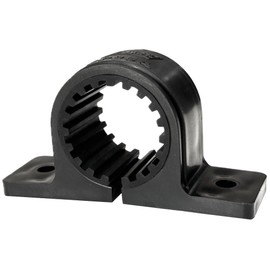 Kouei Kasei KFBS01B-1405 Anti-Vibration Resin Saddle Band, 1.3 inches (32 mm), Pipe Fixing Bracket, Erector, Antenna Mast, Wall, Lightweight, Black