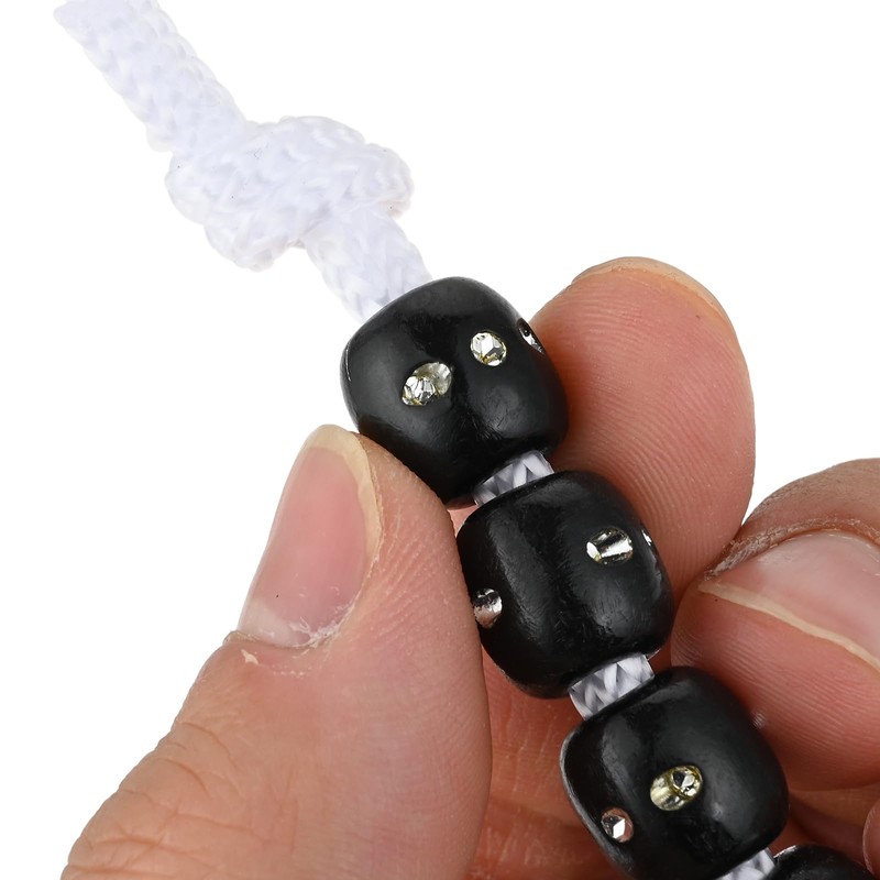 MUXSAM Golf Rhinestone Bead Score Counter, Black, 1Pc Golf Beads