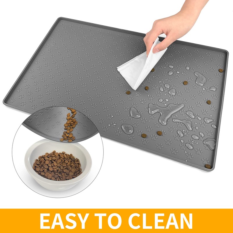 Ptlom Pet Placemat for Dog and Cat, Mat for Prevent