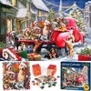 Puzzle Advent Calendar 2024 Jigsaw Puzzles - Christmas Dog's Car