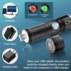NAKCNM 2 Pack USB Rechargeable Flashlights Mini Handheld Pocket Super