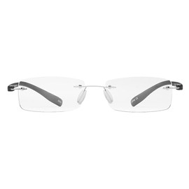 SAV Eyewear Men's Flex 2 5026 Gray Reading Glasses, 2.5