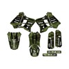 1993-1995 YZ 250 2-STROKE APACHE Green Senge Graphics Base Kit