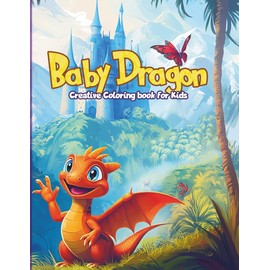 Baby Dragon Creative Coloring Book for Kids: Adorable Dragons, Castles, and Magical Scenes to Spark Creativity in Kids of All Ages