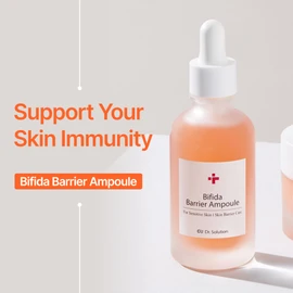 CU Dr. Solution Bifida Barrier Ampoule, CUSKIN, Mild and Moisturizing Korean Skin Care Face Serum Ampoule with Ceramide NP and Hyaluronic Acid for Hydration and Skin Elasticity, 50ml (1.69 Fl. Oz.)