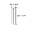 sourcing map 25Pcs 6mm X 25mm Dowel Pin 304 Stainless
