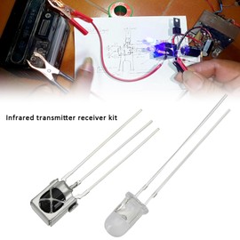 EMSea Pack of 20 Pairs Transmitter Receiver Kit 5 mm Infrared Transmitter VS1838B Infrared Receiver for Electronic Devices Photo Transistor Communication Devices