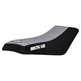 Enjoy Mfg Arctic Cat 250 300 400 454 500 4x4 2x4 Seat Cover BLACK side - SILVER top #277