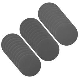 CoCud Hook & Loop Sanding Disc, 3" Dia 800/1000/1200 Assorted Grit, No Hole Wet Dry Orbital Sandpaper Silicon Carbide - (Applications: for Wood or Metal Polishing), 30-Pieces