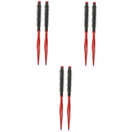 FOMIYES 3sets Blow Drying Hair Brush Styling Roll Hairbrush Wooden Round Comb Brush for Women Men 2pcs*3